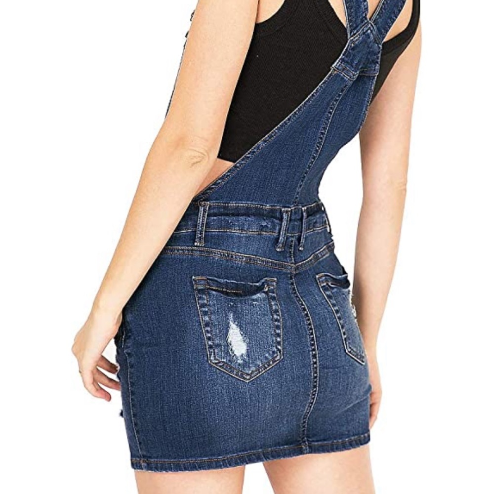 Wax Jean Overall Skirt